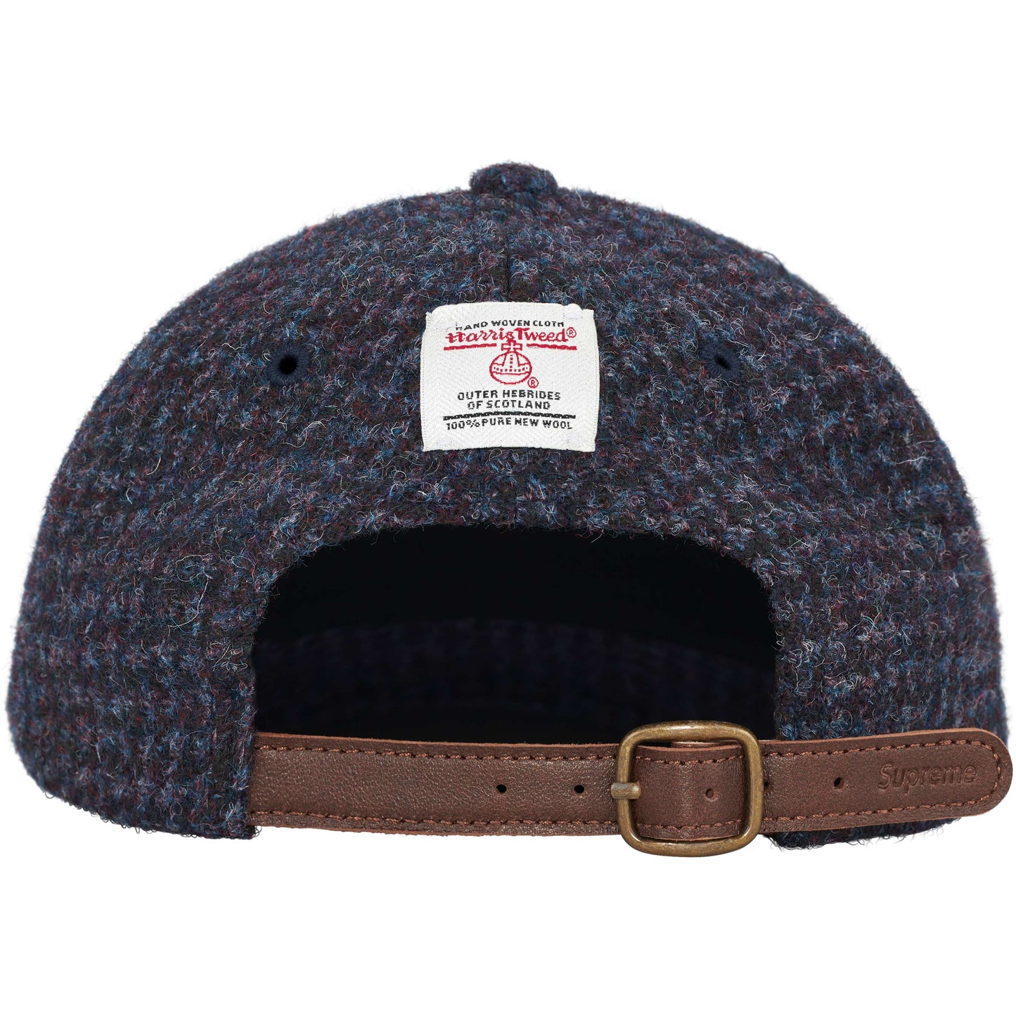 Supreme Harris Tweed 6-Panel "Dark Blue"