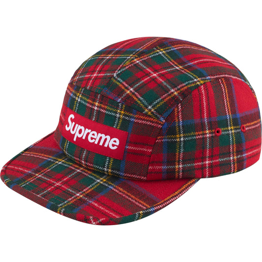 Supreme Lochcarron Camp Cap "Red Plaid"