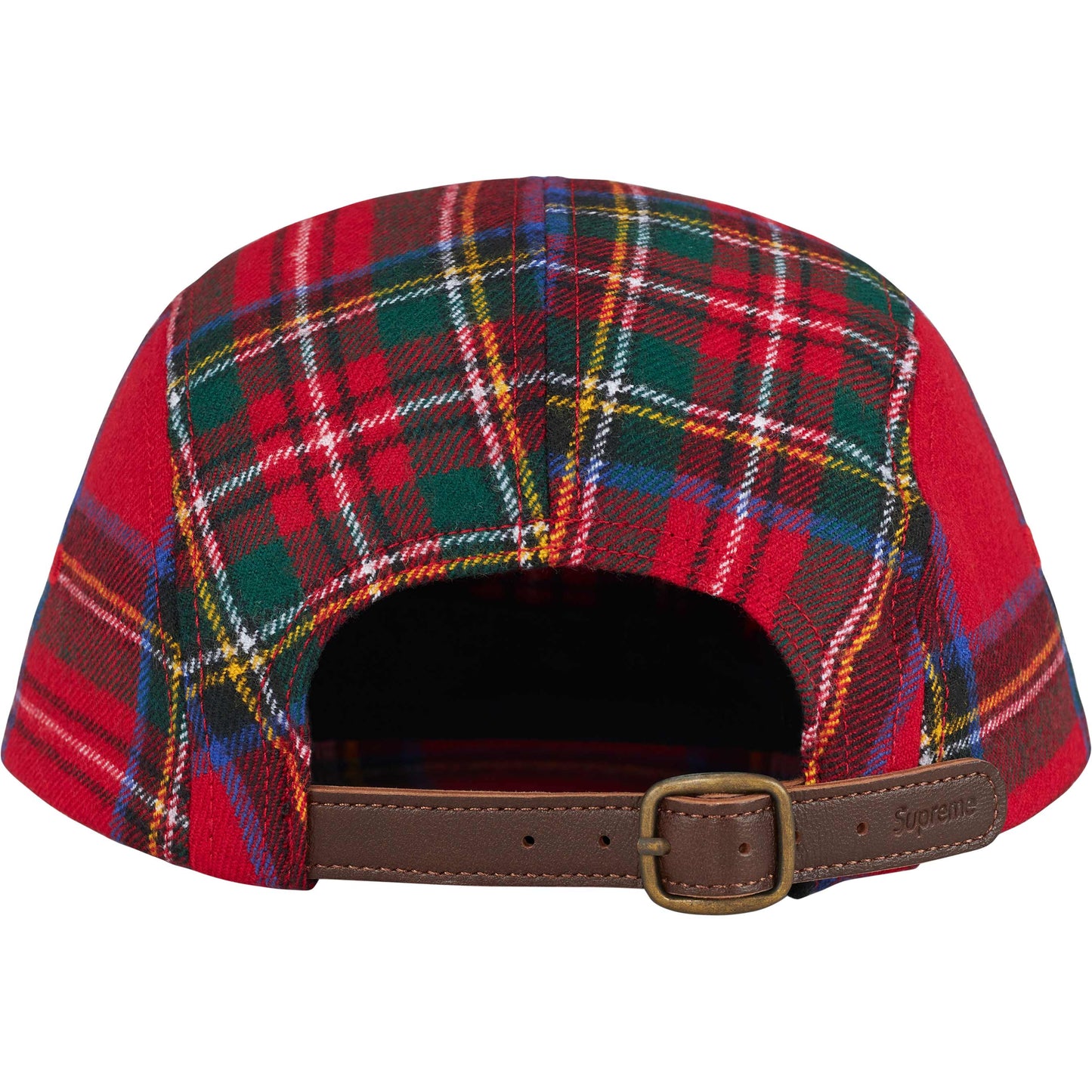 Supreme Lochcarron Camp Cap "Red Plaid"