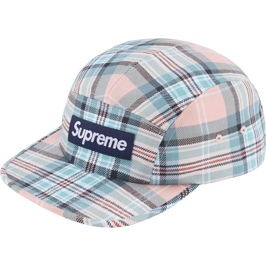 Supreme Lochcarron Camp Cap "Rose Plaid"