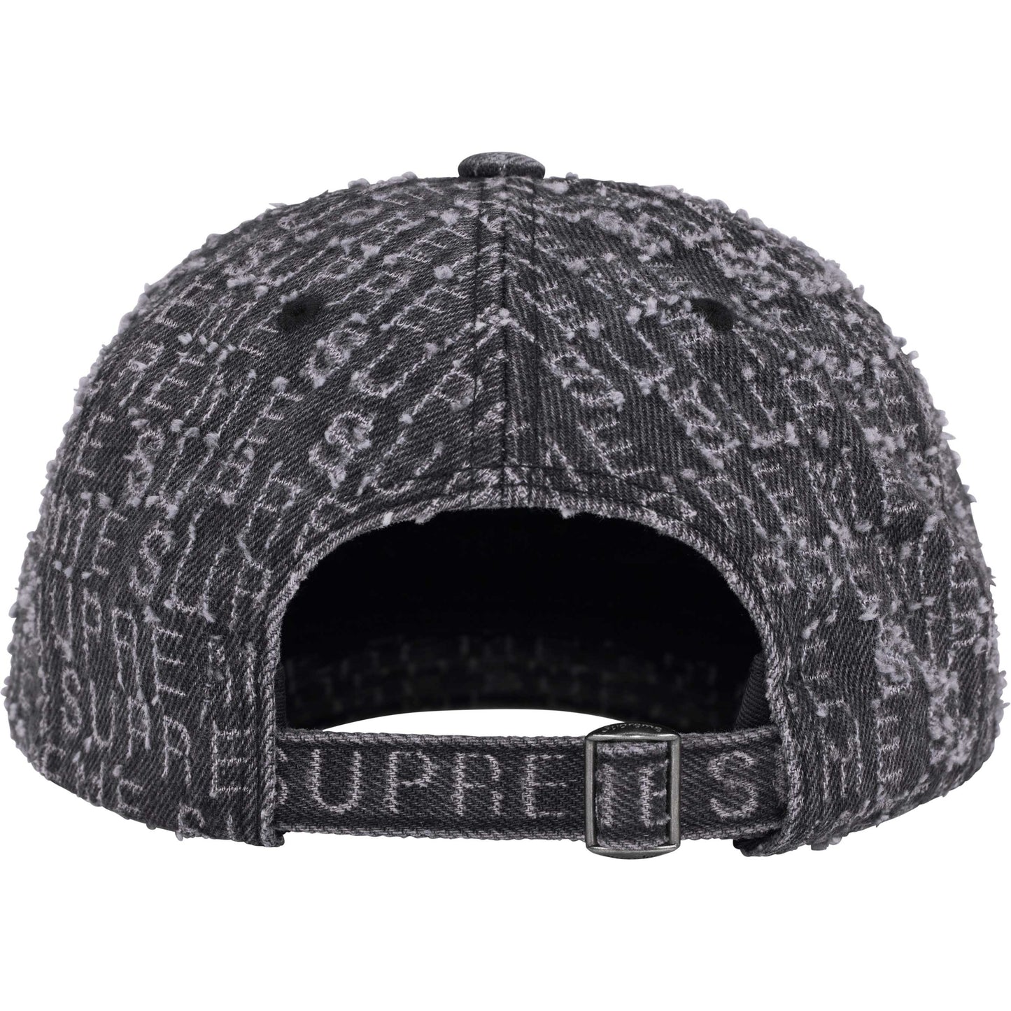 Supreme Needle Punch Denim 6-Panel "Black"