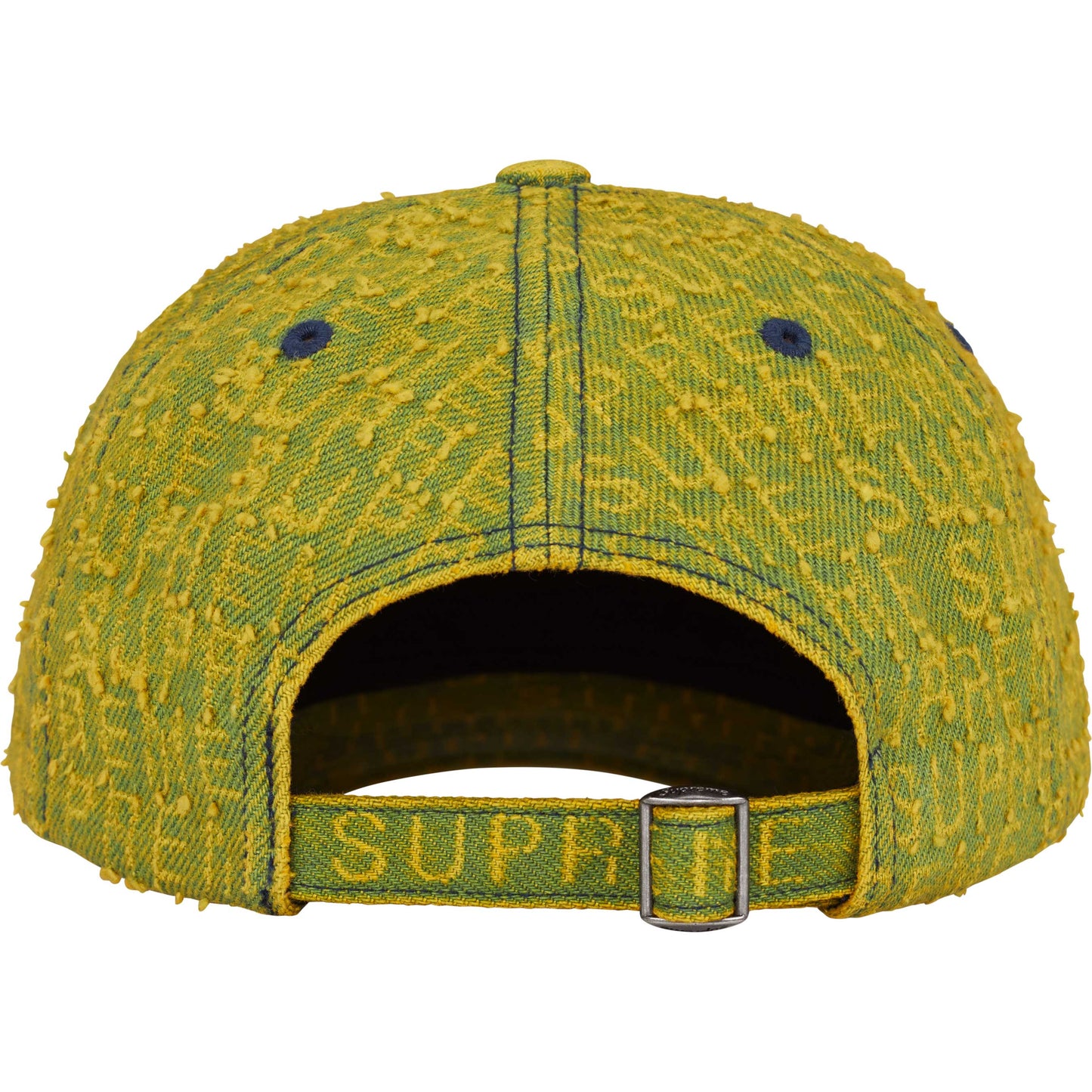 Supreme Needle Punch Denim 6-Panel "Washed Yellow"