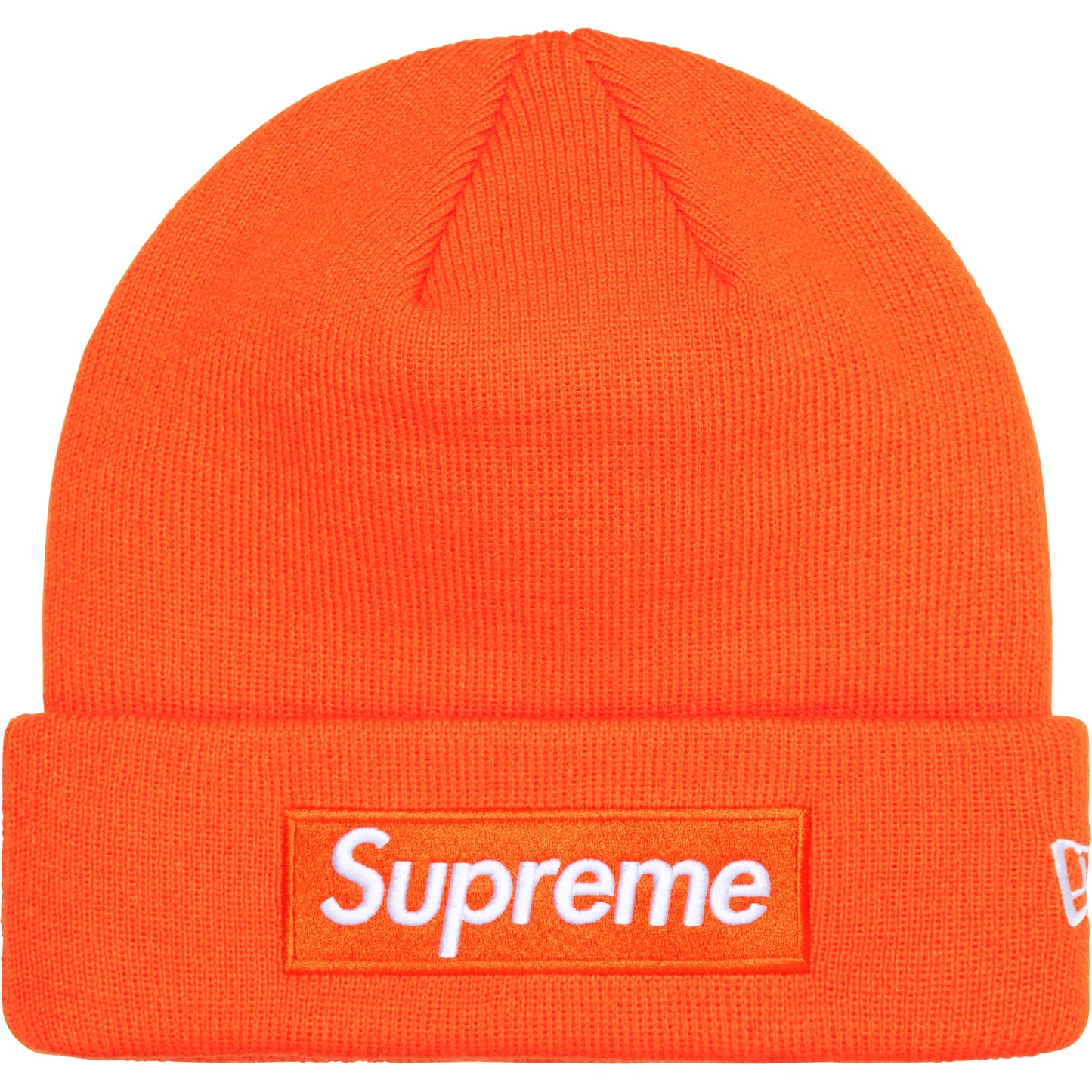 Supreme New Era Box Logo Beanie "Dark Orange"