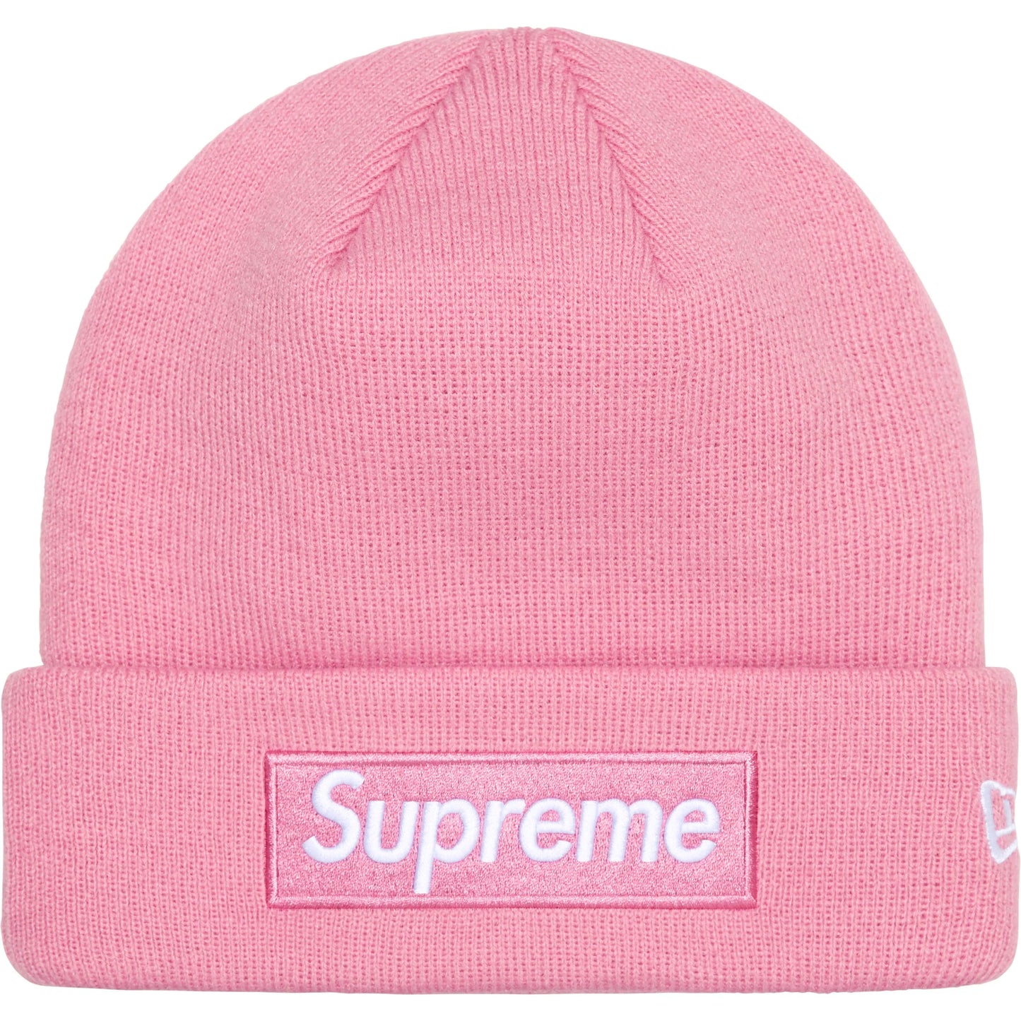 Supreme New Era Box Logo Beanie "Dusty Pink"