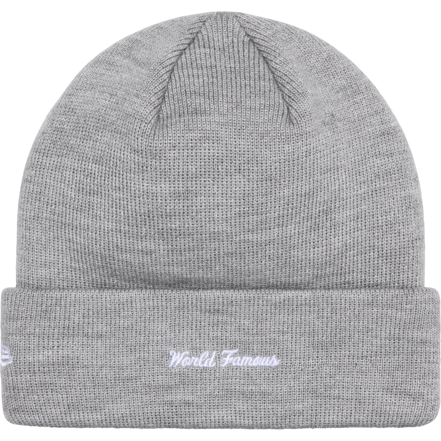 Supreme New Era Box Logo Beanie "Heather Grey"