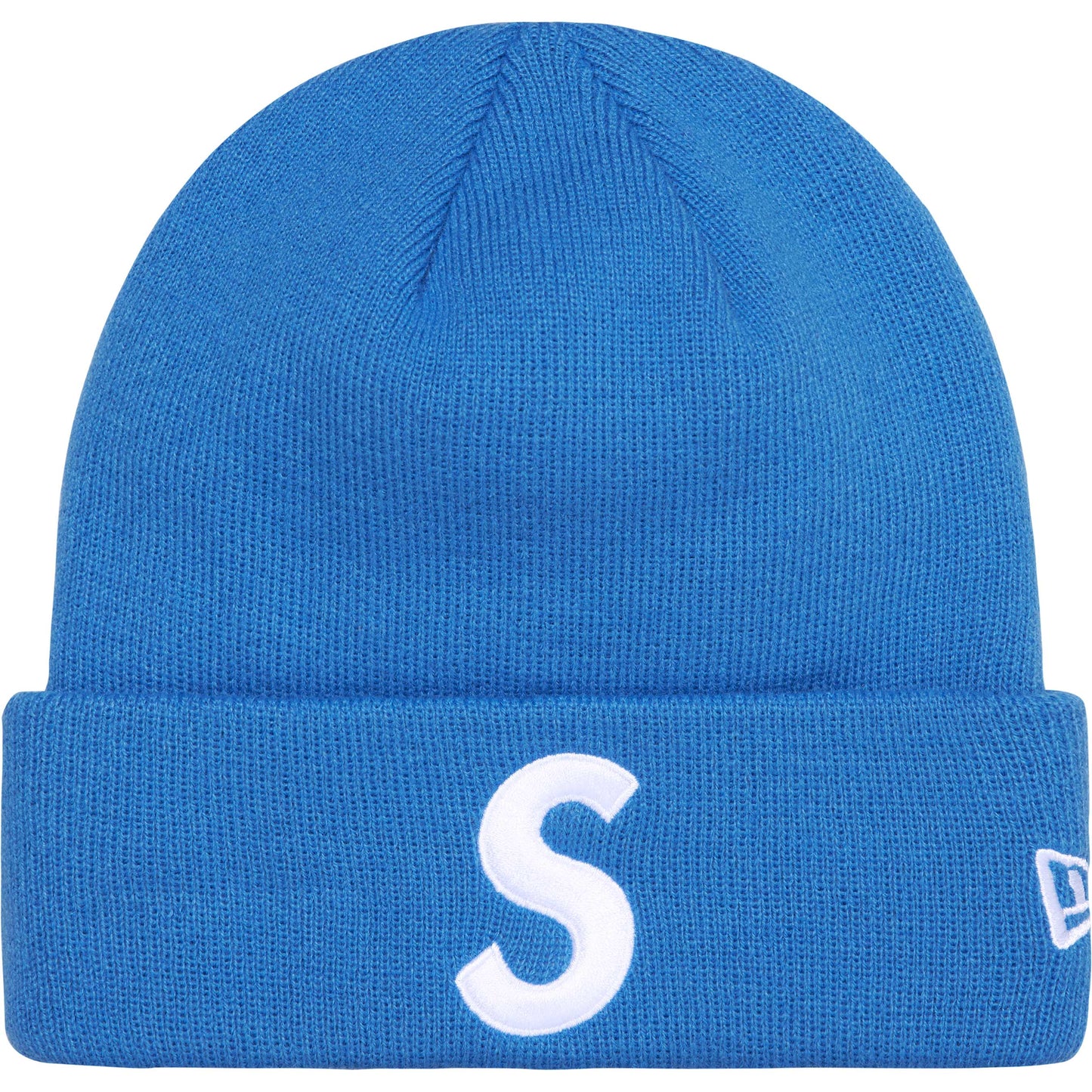 Supreme New Era S Logo Beanie "Blue"