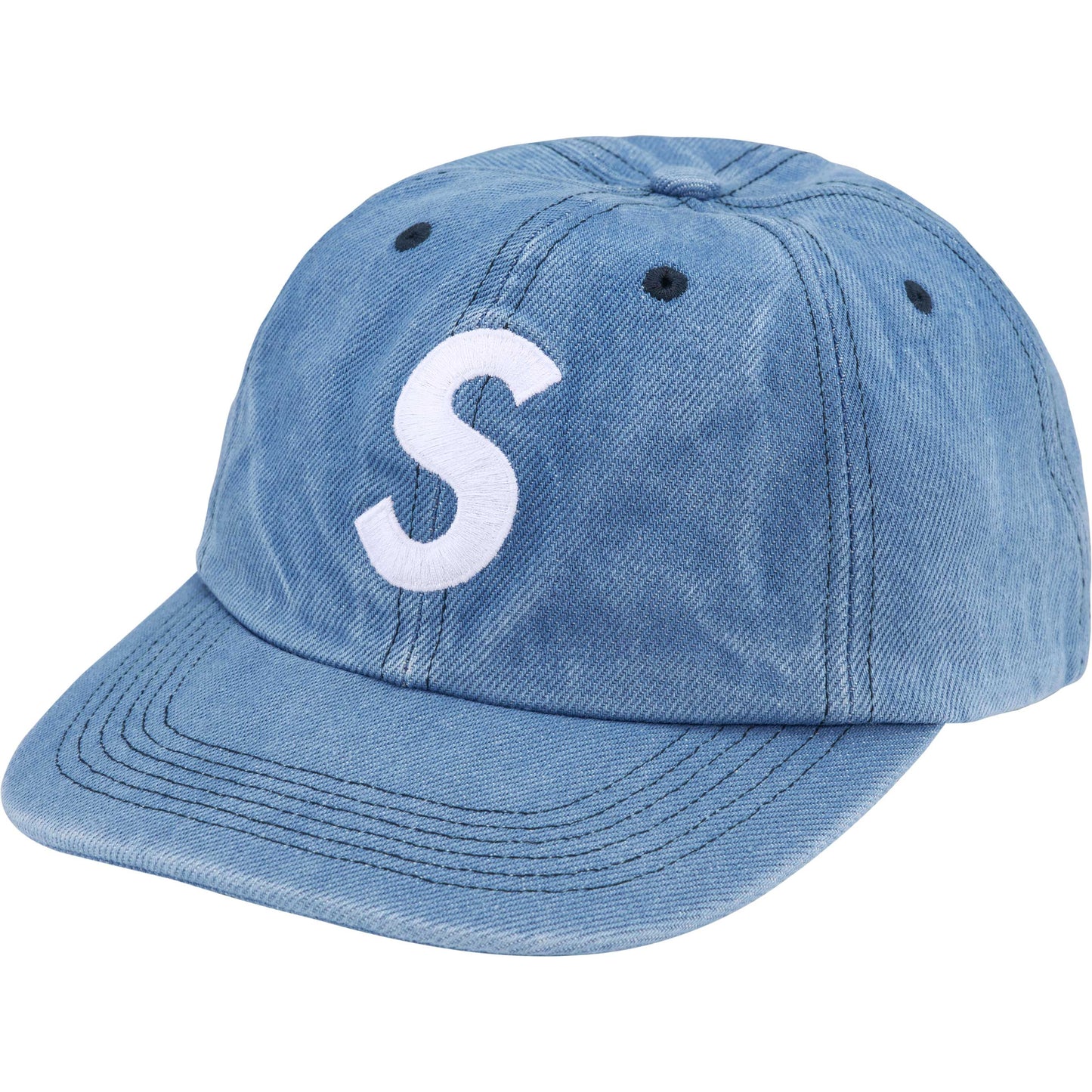 Supreme Pigment S Logo 6-Panel "Denim"