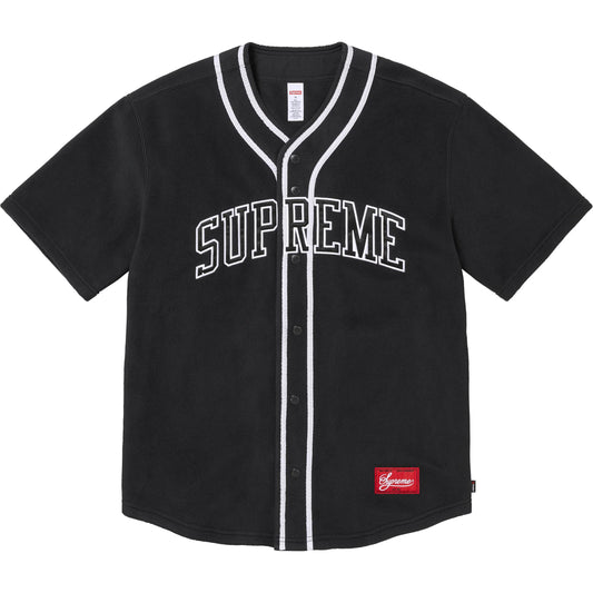 Supreme Polartec Baseball Jersey "Black"