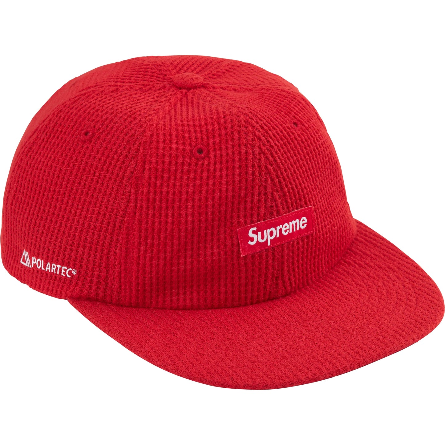 Supreme Polartec Waffle Small Box 6-Panel "Red"