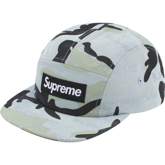 Supreme Reflective Jacquard Camp Cap "Arctic Woodland Camo"