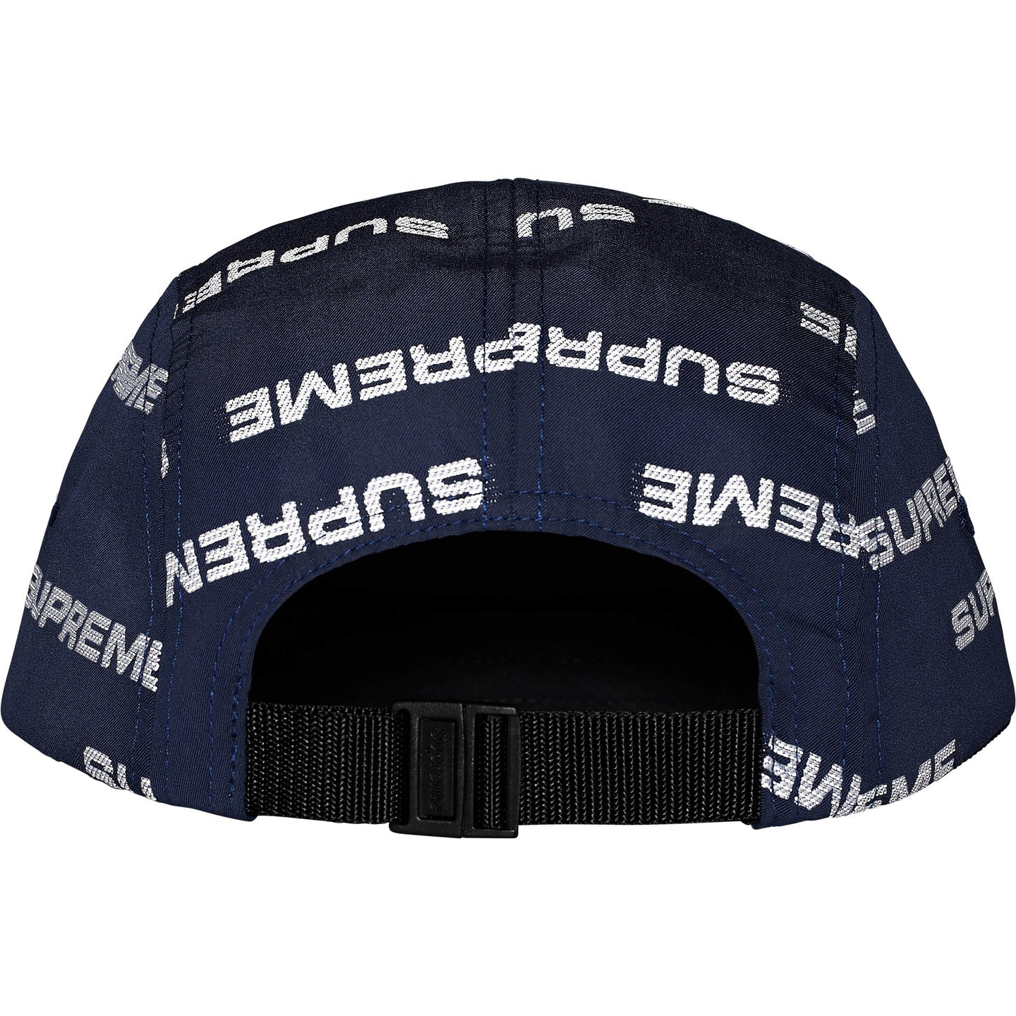 Supreme Reflective Jacquard Camp Cap "Navy"