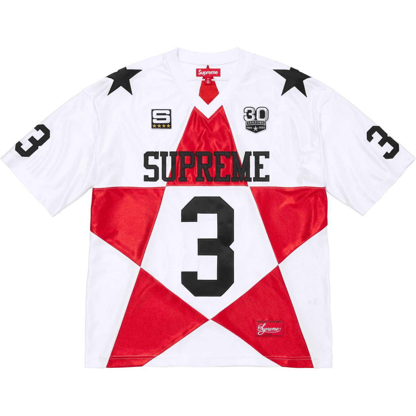 Supreme Star Football Jersey "White"