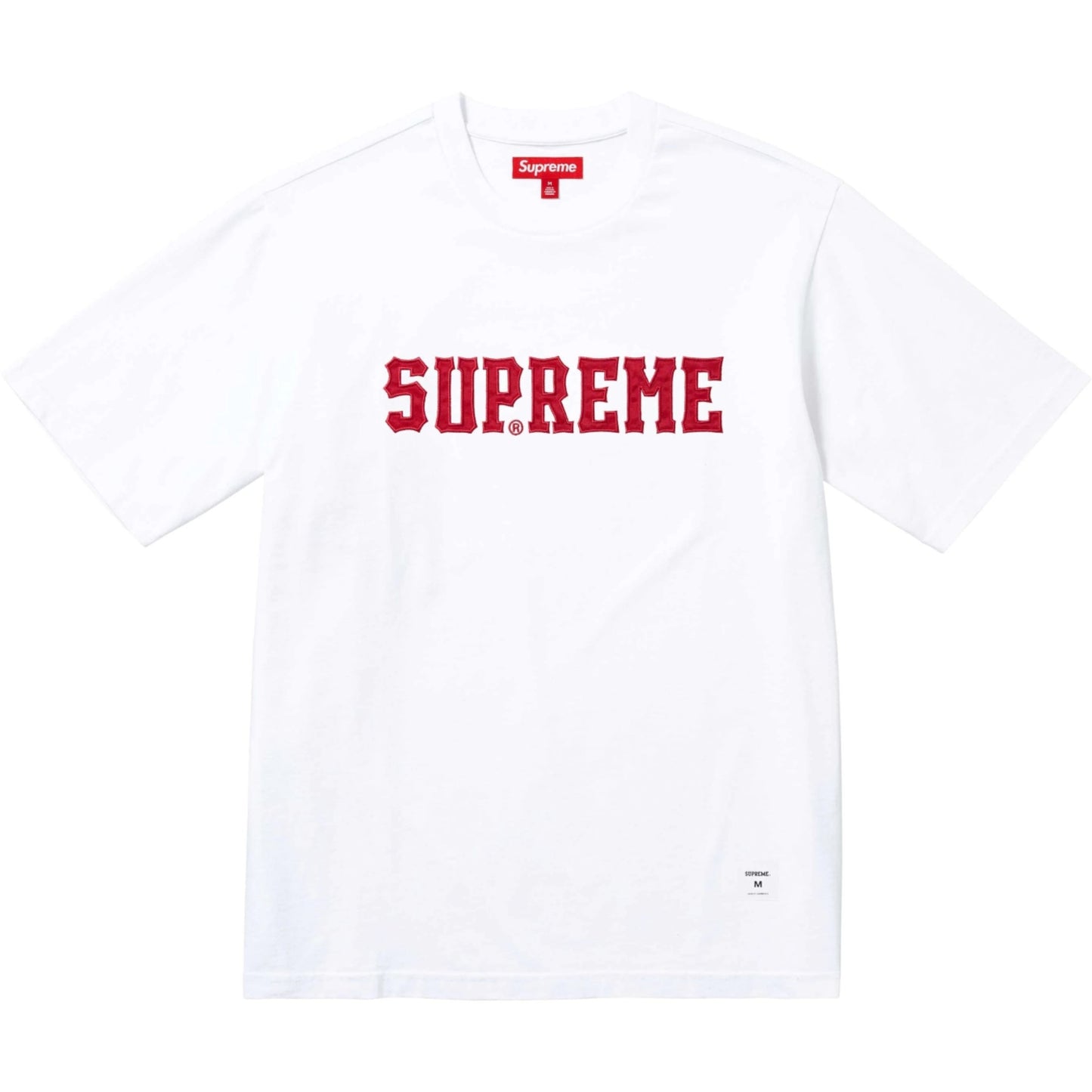 Supreme Twill Applique S/S Top "White"
