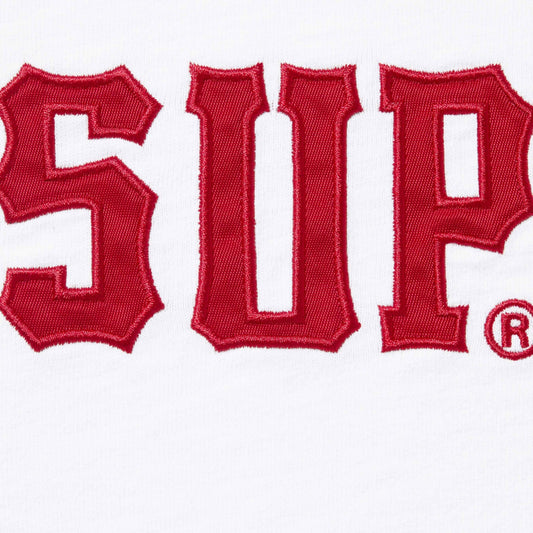 Supreme Twill Applique S/S Top "White"