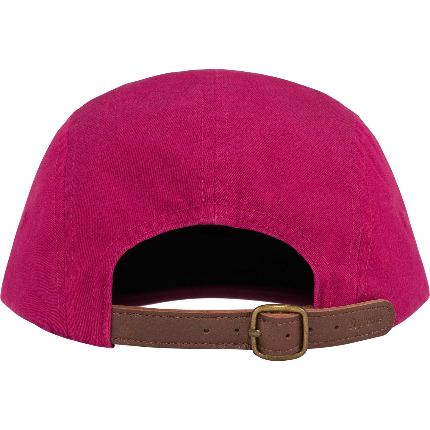 Supreme Washed Chino Twill Camp Cap "Cranberry"