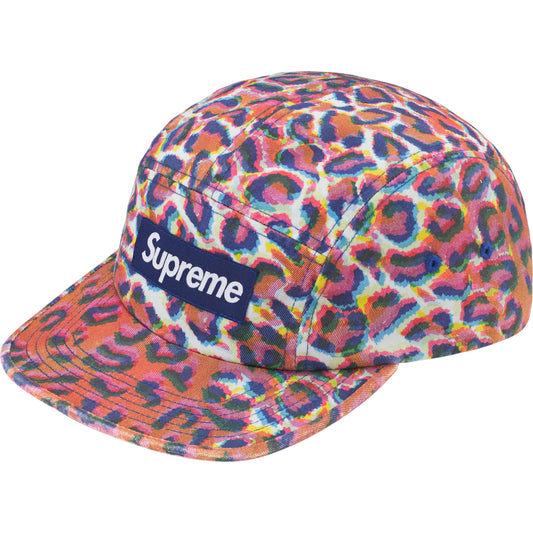 Supreme Washed Chino Twill Camp Cap "Leopard"