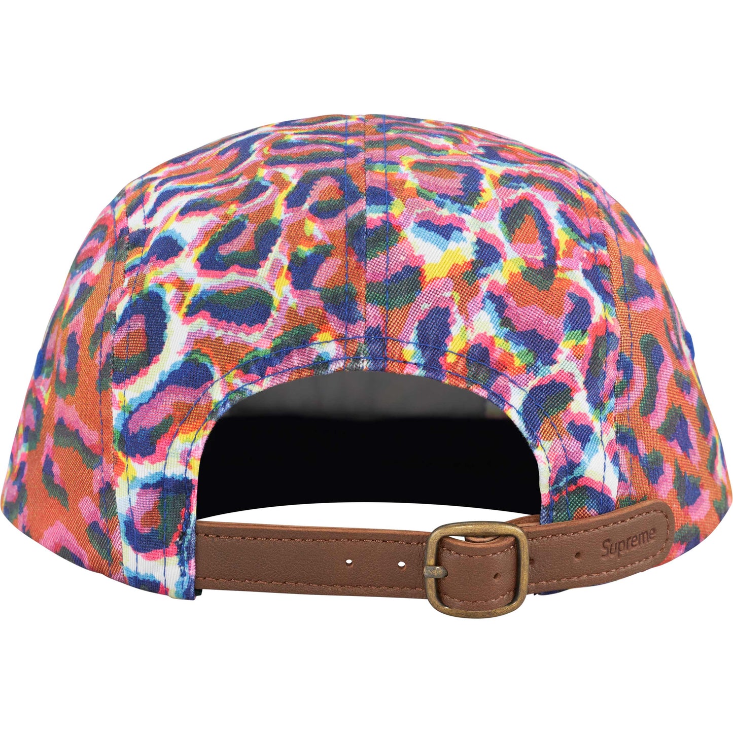 Supreme Washed Chino Twill Camp Cap "Leopard"