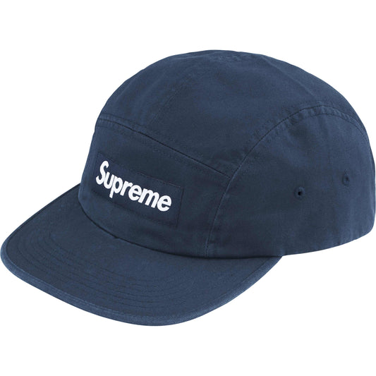 Supreme Washed Chino Twill Camp Cap "Navy"