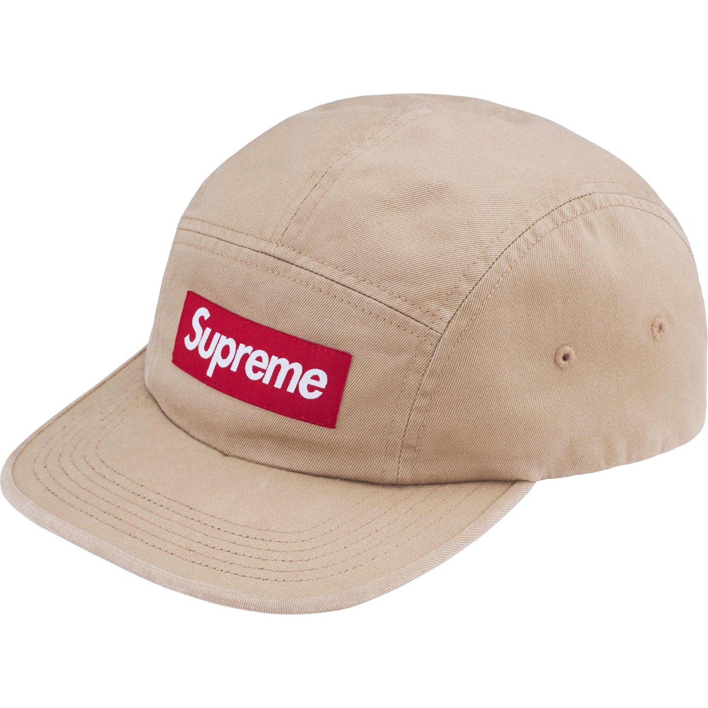 Supreme Washed Chino Twill Camp Cap "Tan"