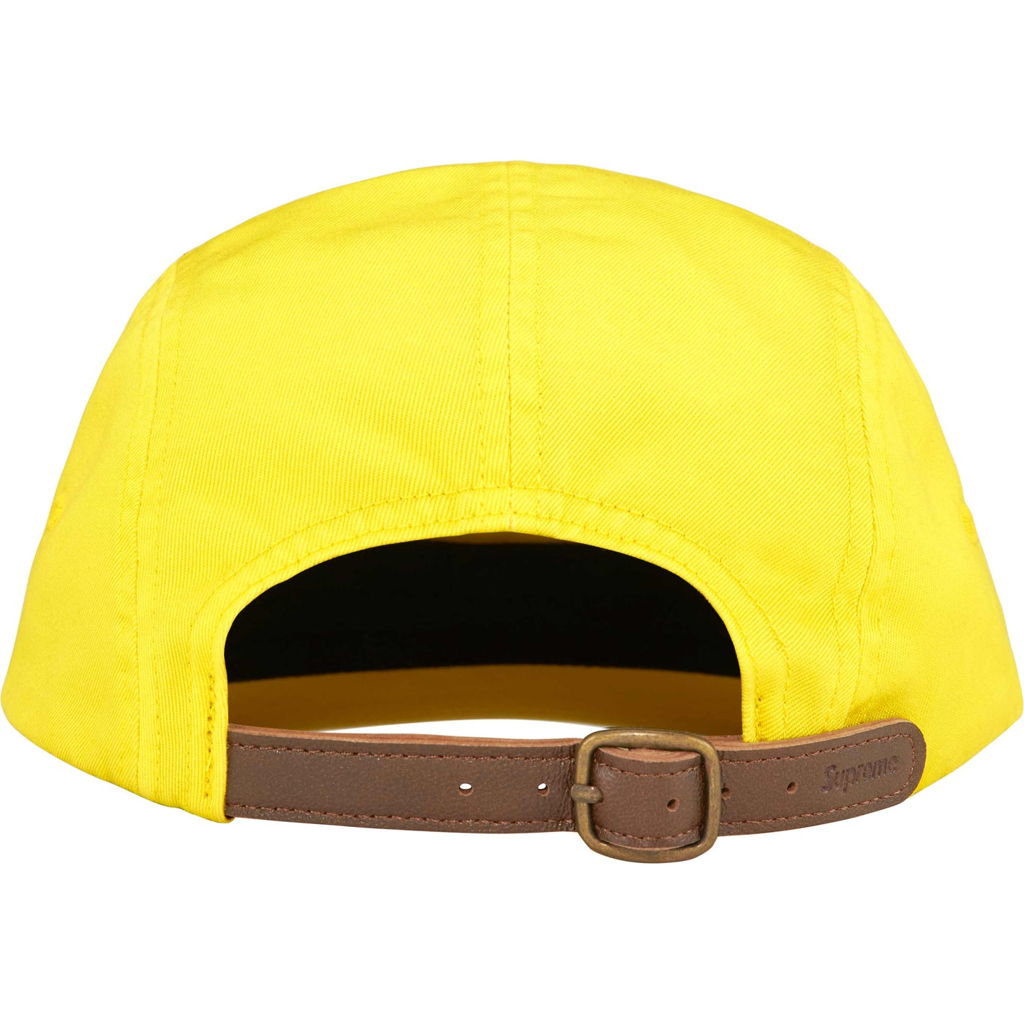 Supreme Washed Chino Twill Camp Cap "Yellow"