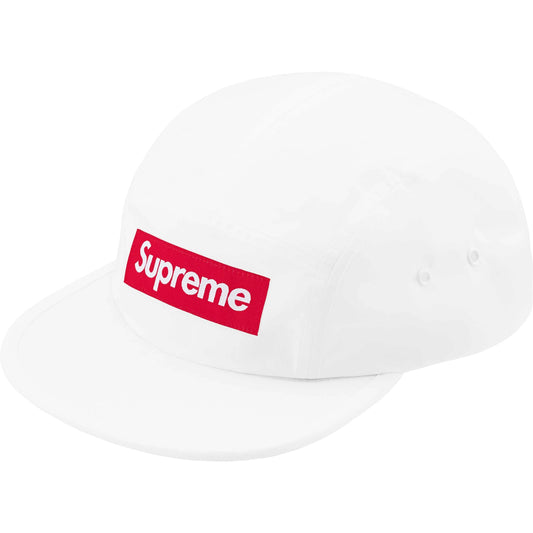 Supreme Waxed Ripstop Camp Cap "White"