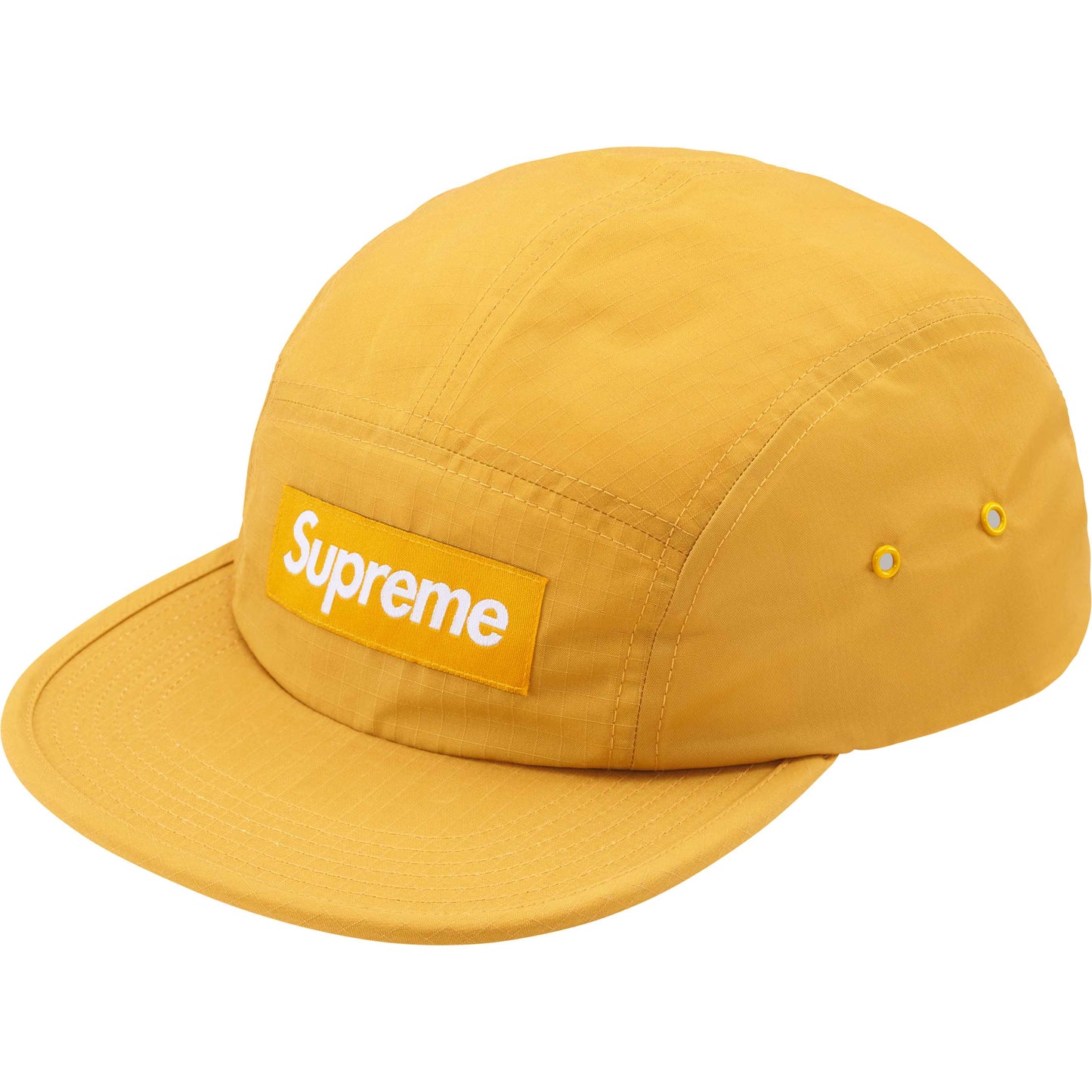 Supreme Waxed Ripstop Camp Cap "Yellow"