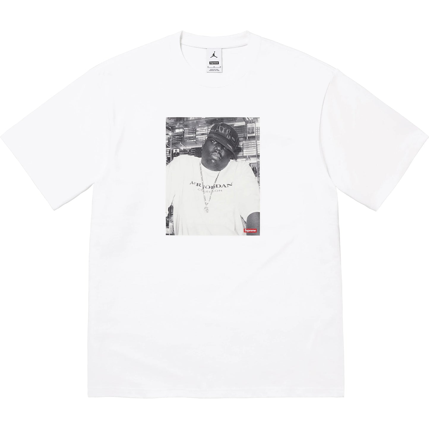 Supreme x Jordan Biggie S/S Top "White"