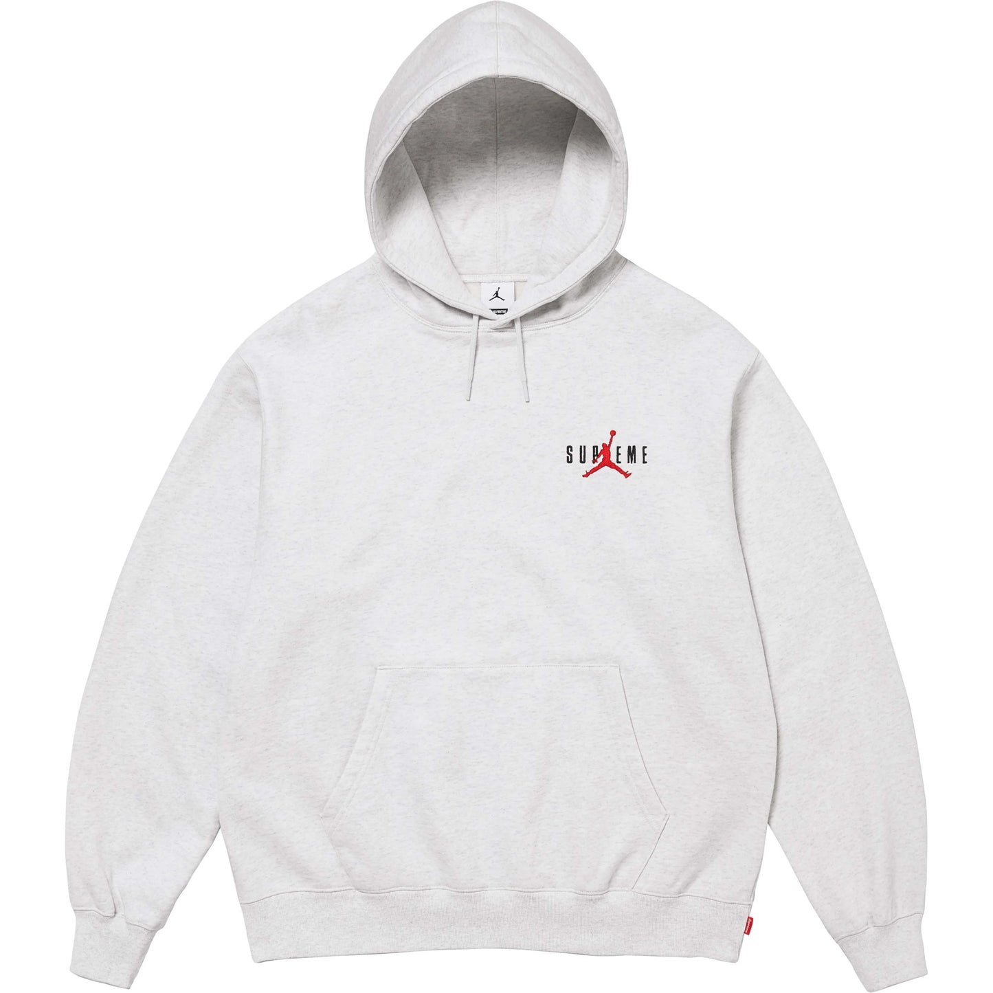 Supreme x Jordan Hooded Sweatshirt "Ash Grey"