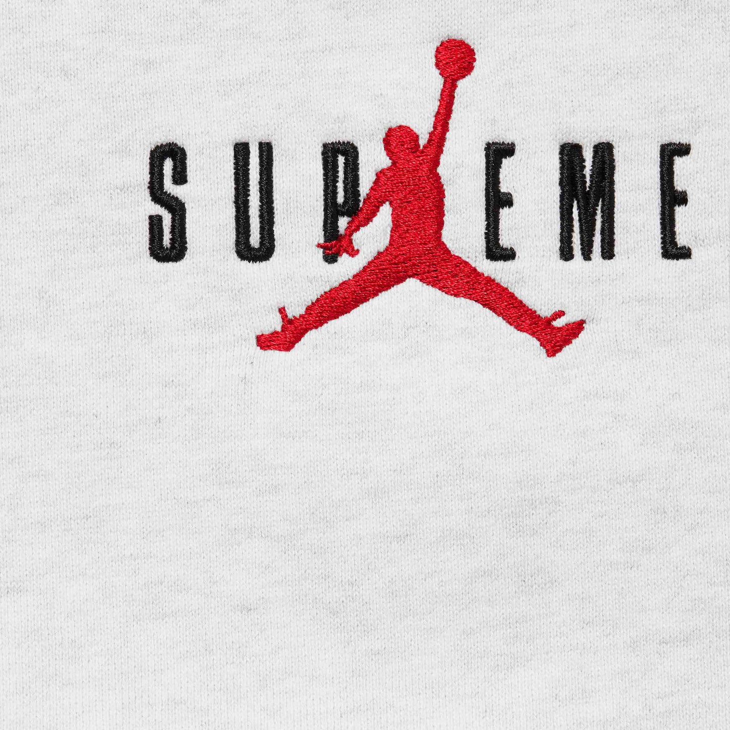 Supreme x Jordan Hooded Sweatshirt "Ash Grey"