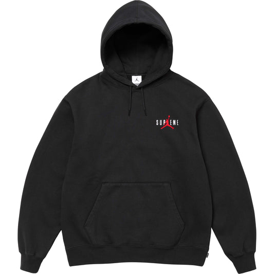 Supreme x Jordan Hooded Sweatshirt "Black"