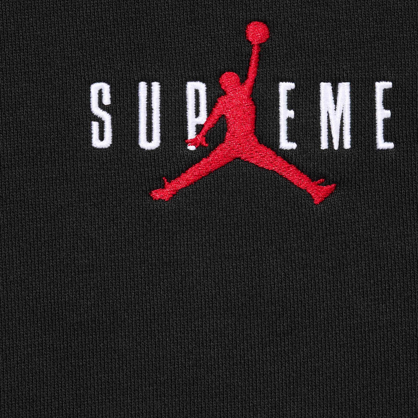 Supreme x Jordan Hooded Sweatshirt "Black"