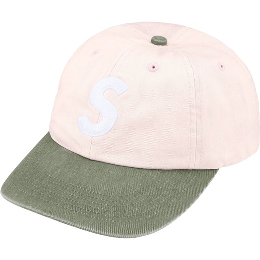 Supreme Pigment Coated 2-Tone S Logo 6-Panel "Light Pink"