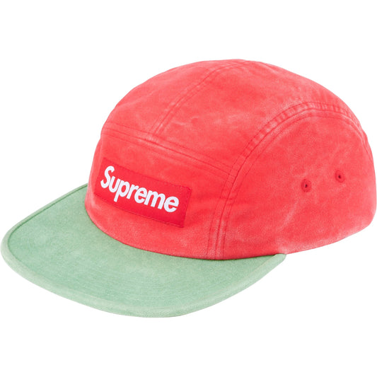 Supreme 2-Tone Moleskin Camp Cap "Red"