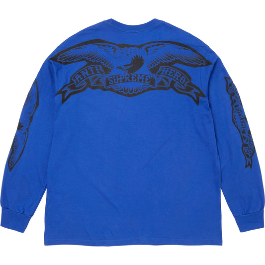 Supreme ANTIHERO Eagle L/S Tee "Royal"