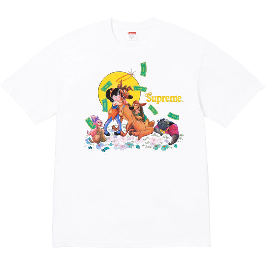 Supreme All Dogs Go To Heaven Tee "White"