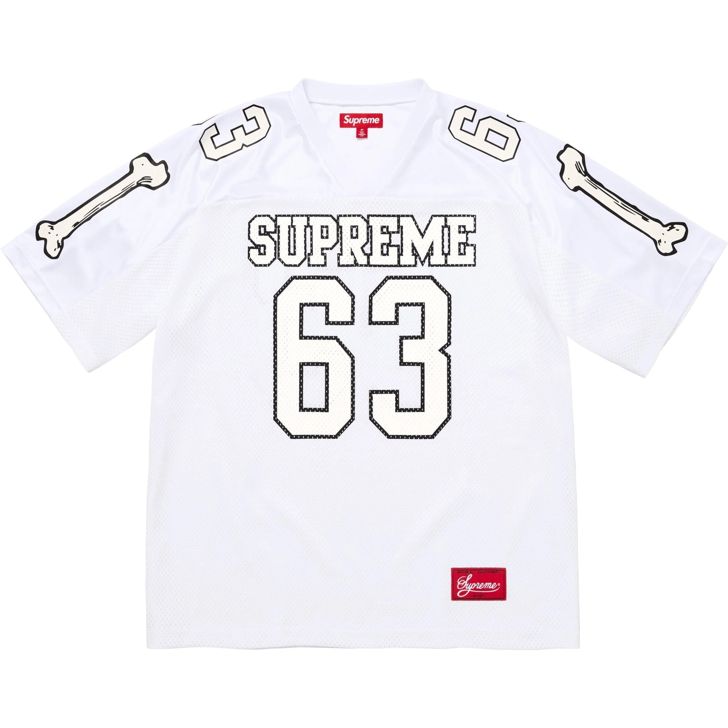 Supreme Bones Football Jersey "White"