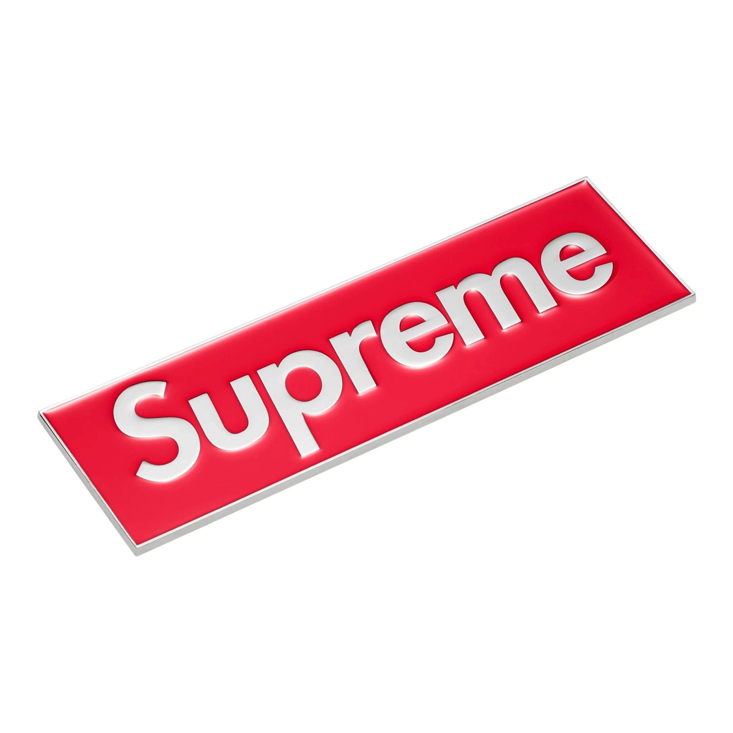 Supreme Box Logo Car Emblem "Red"