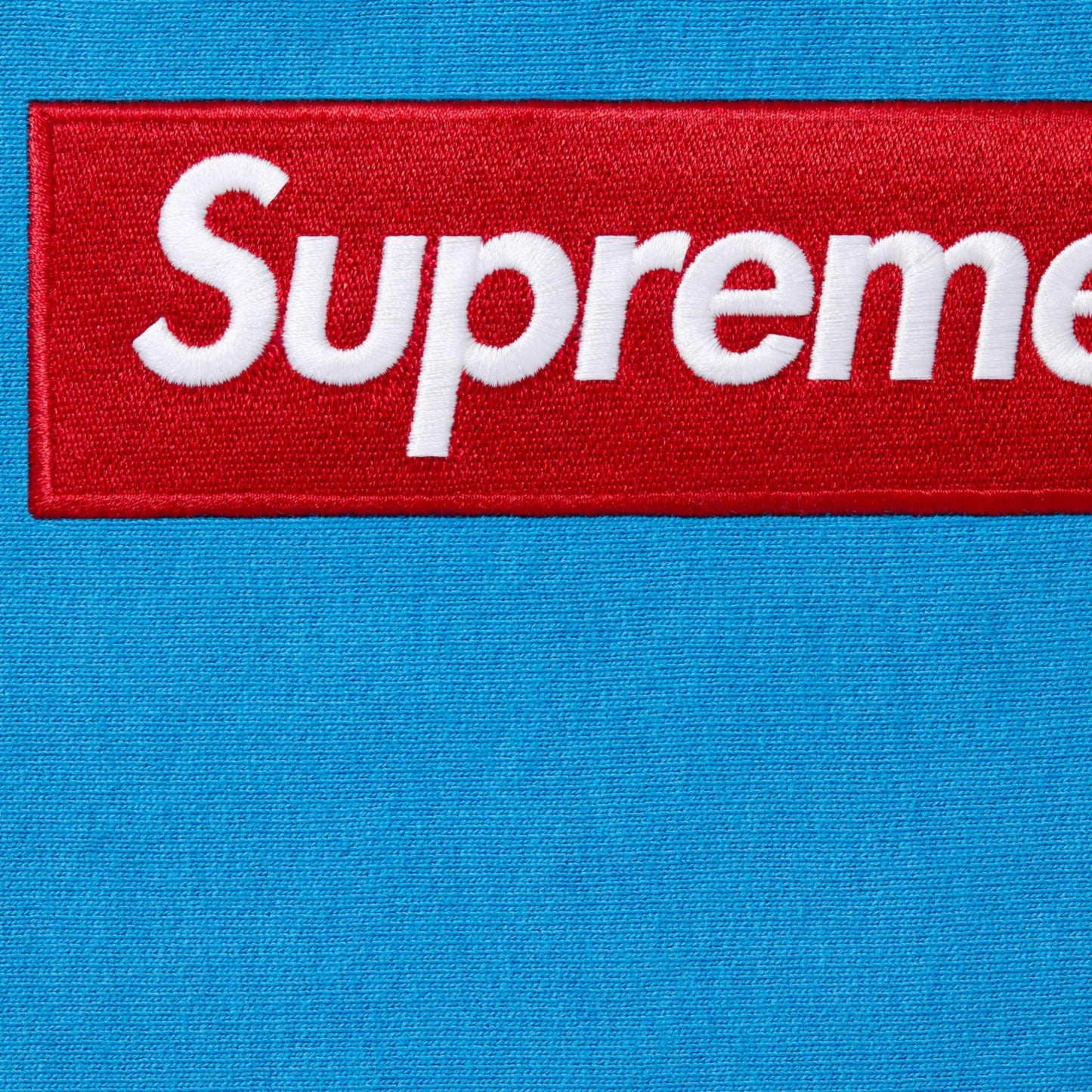Supreme Box Logo Hooded Sweatshirt "Cyan"