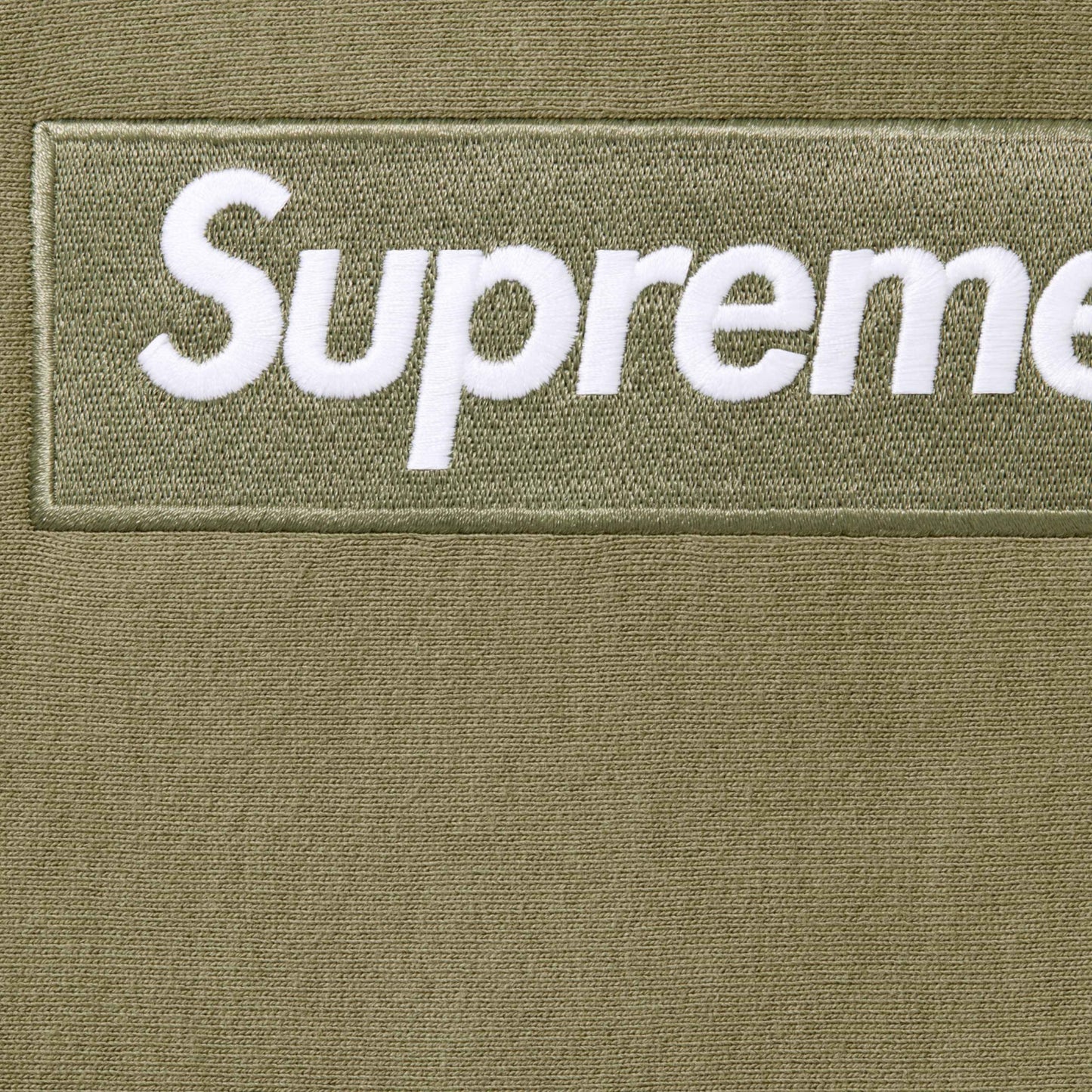 Supreme Box Logo Hooded Sweatshirt "Light Olive"