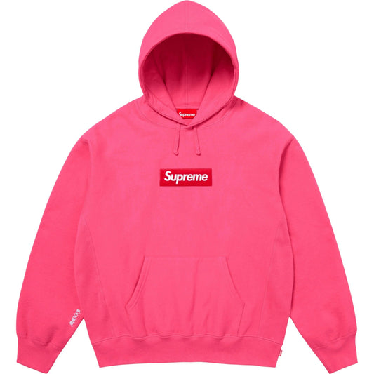 Supreme Box Logo Hooded Sweatshirt "Magenta"