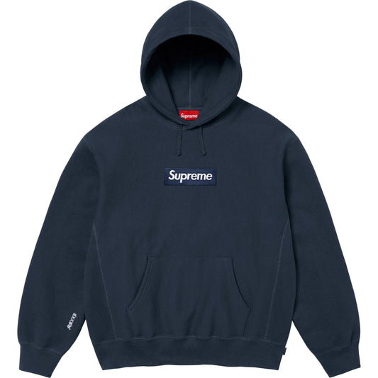 Supreme Box Logo Hooded Sweatshirt "Navy"
