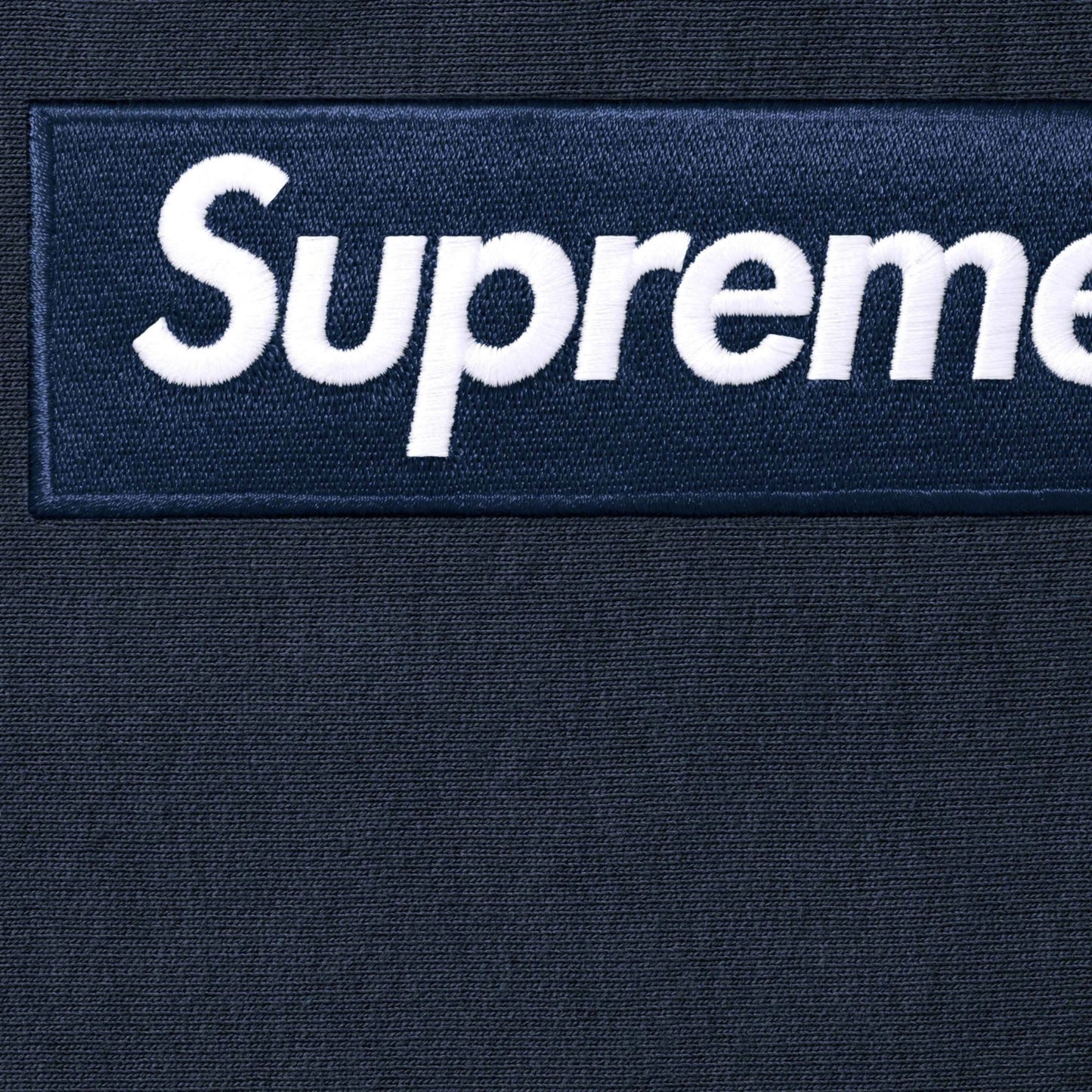 Supreme Box Logo Hooded Sweatshirt "Navy"