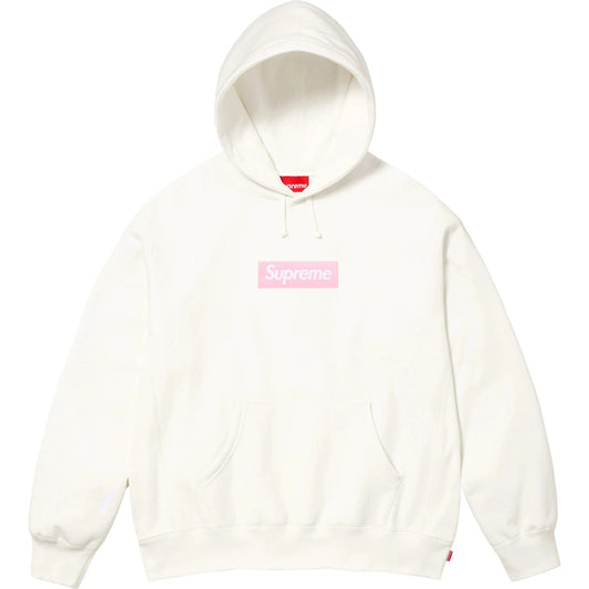 Supreme Box Logo Hooded Sweatshirt "White"