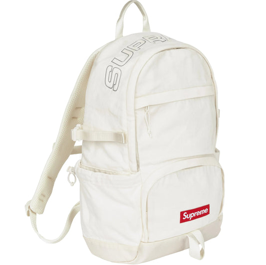 Supreme Denim Backpack "White"