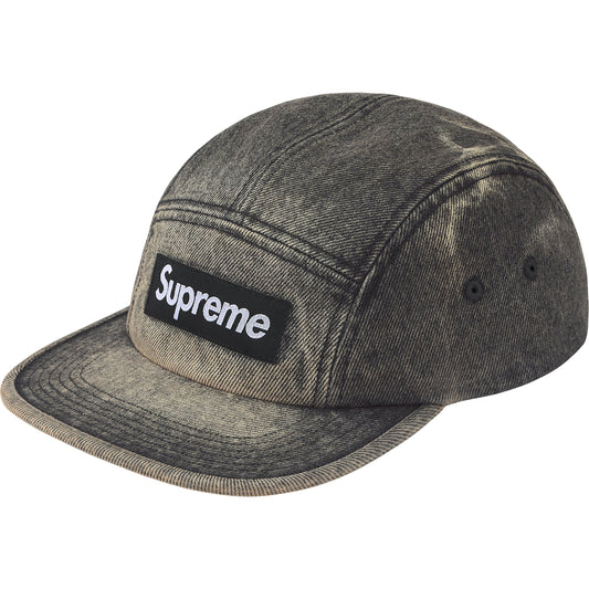 Supreme Denim Camp Cap "Washed Black"