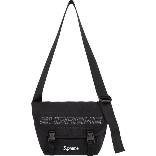 Supreme Denim Messenger Bag "Black"