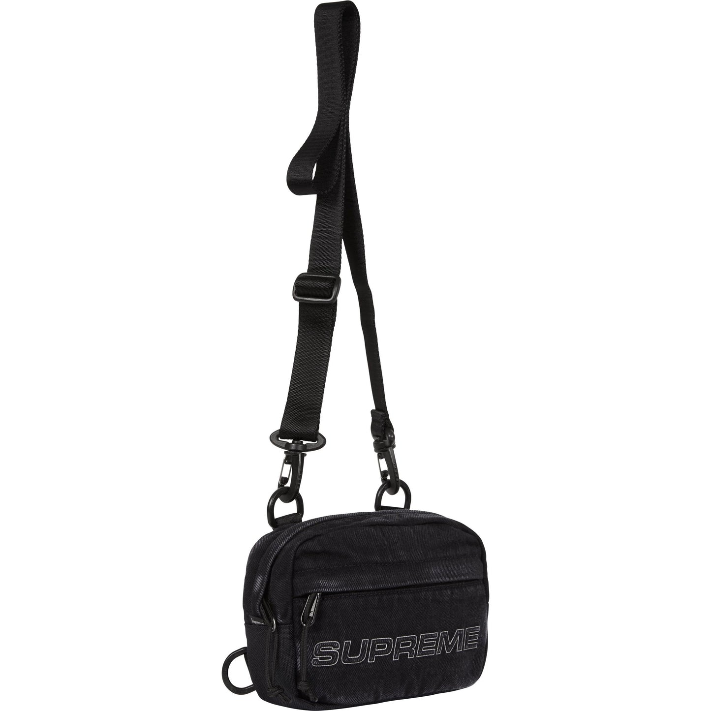 Supreme Denim Mini Shoulder Bag "Black"