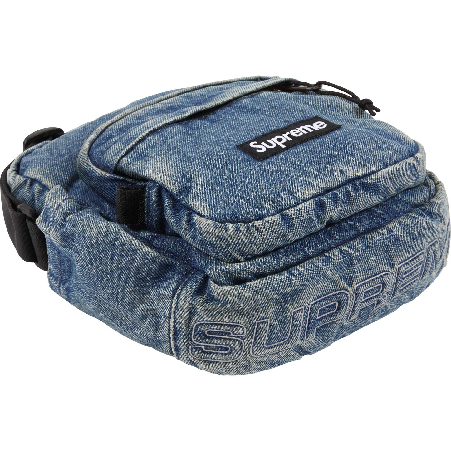 Supreme Denim Shoulder Bag "Washed Indigo"