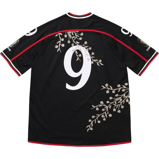 Supreme Floral Soccer Jersey "Black"