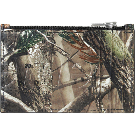 Supreme Leather Zip Card Holder "Realtree AP Camo"